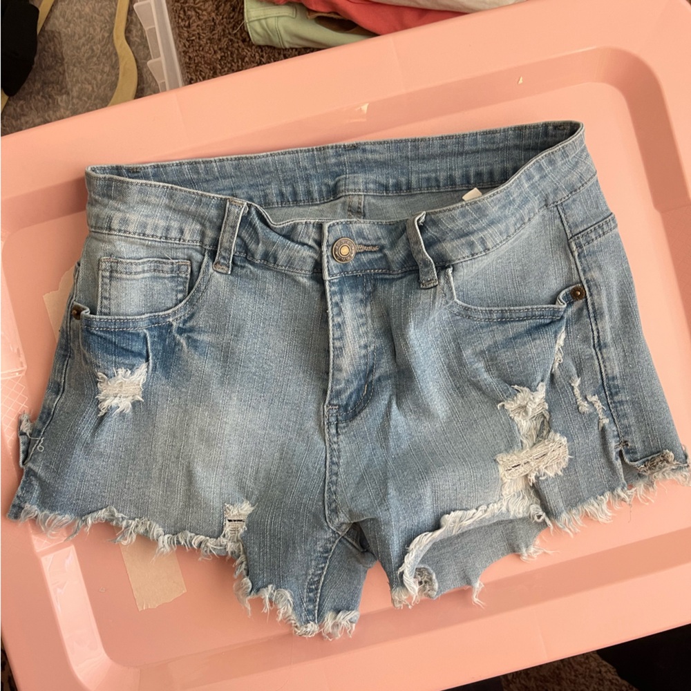 Denim shorts size small